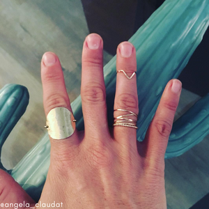 Holly Beaded Ring